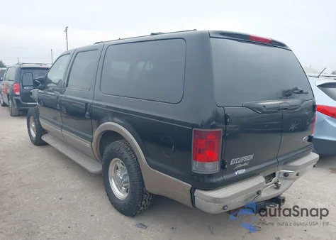 2002 Ford Excursion Limited из США, поврежденный, VIN 1FMNU42F42EB46342